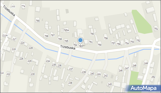 Nienadówka, Nienadówka, 763, mapa Nienadówka