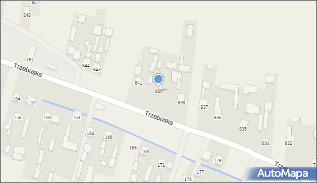 Nienadówka, Nienadówka, 840, mapa Nienadówka