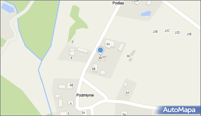 Nienadówka, Nienadówka, 8a, mapa Nienadówka