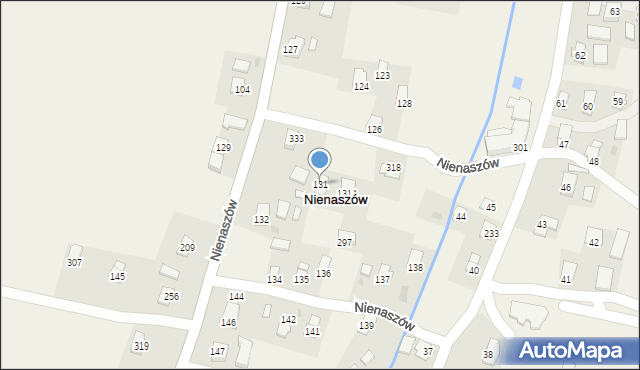 Nienaszów, Nienaszów, 131, mapa Nienaszów