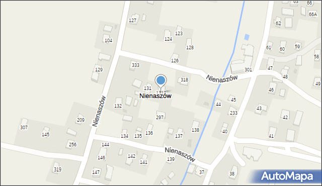 Nienaszów, Nienaszów, 131A, mapa Nienaszów