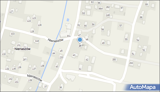 Nienaszów, Nienaszów, 46, mapa Nienaszów