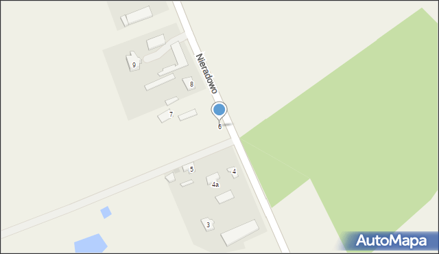 Nieradowo, Nieradowo, 6, mapa Nieradowo