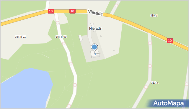 Nieradz, Nieradz, 3, mapa Nieradz