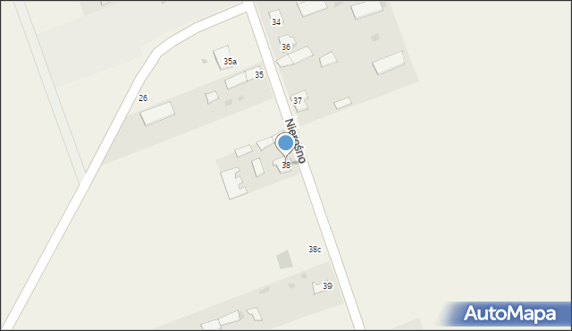 Nierośno, Nierośno, 38, mapa Nierośno