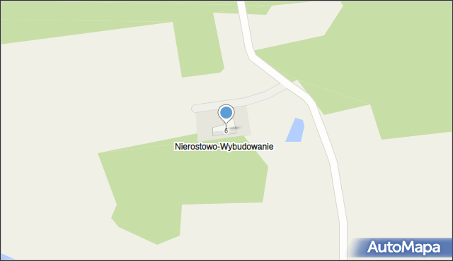 Nierostowo, Nierostowo, 6, mapa Nierostowo