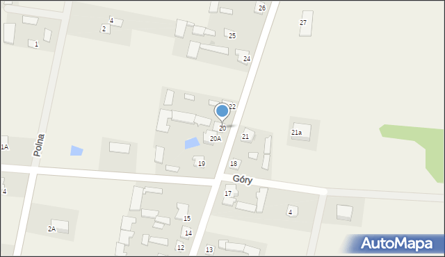 Niesadna, Niesadna, 20, mapa Niesadna