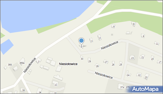 Niesiołowice, Niesiołowice, 2, mapa Niesiołowice