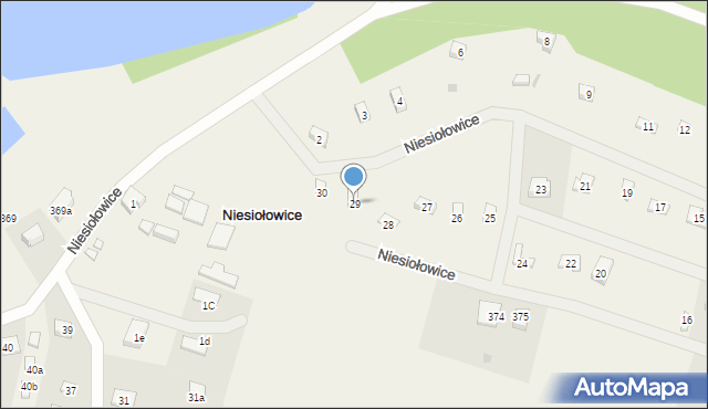 Niesiołowice, Niesiołowice, 29, mapa Niesiołowice