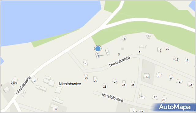 Niesiołowice, Niesiołowice, 3, mapa Niesiołowice