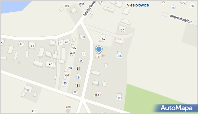 Niesiołowice, Niesiołowice, 31, mapa Niesiołowice