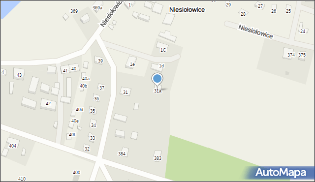 Niesiołowice, Niesiołowice, 31a, mapa Niesiołowice