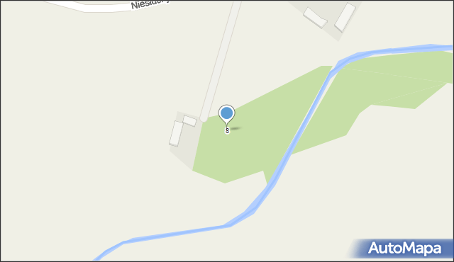 Niesłuchy, Niesłuchy, 8, mapa Niesłuchy
