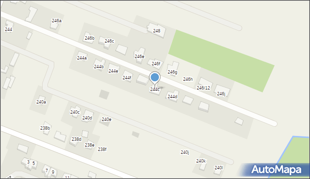 Niestachów, Niestachów, 244c, mapa Niestachów