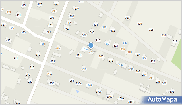 Niestachów, Niestachów, 278, mapa Niestachów