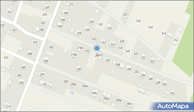 Niestachów, Niestachów, 280, mapa Niestachów