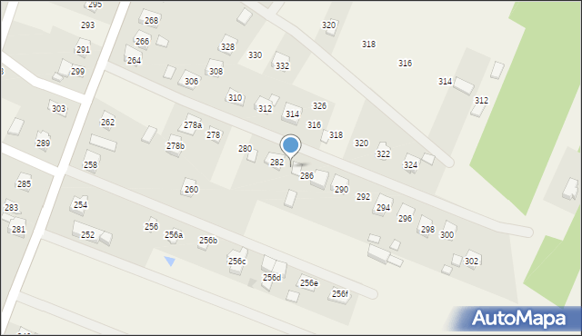 Niestachów, Niestachów, 284, mapa Niestachów