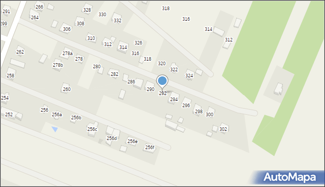 Niestachów, Niestachów, 292, mapa Niestachów