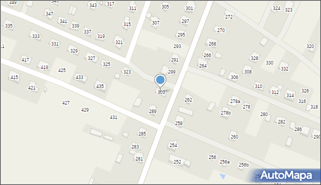 Niestachów, Niestachów, 303A, mapa Niestachów