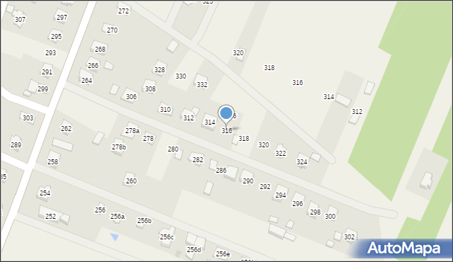 Niestachów, Niestachów, 316, mapa Niestachów