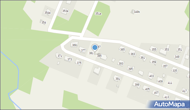 Niestachów, Niestachów, 383, mapa Niestachów