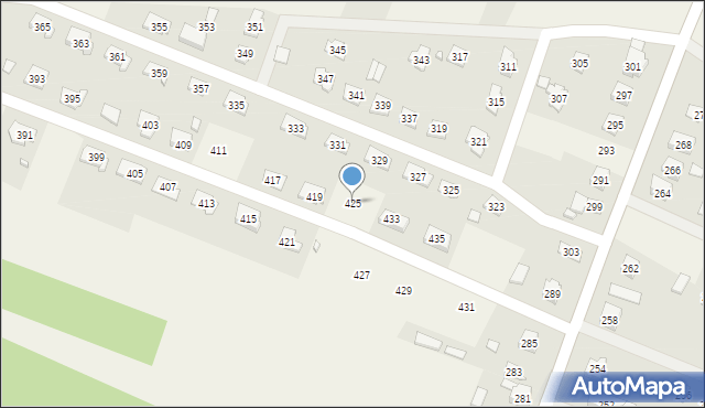 Niestachów, Niestachów, 425, mapa Niestachów