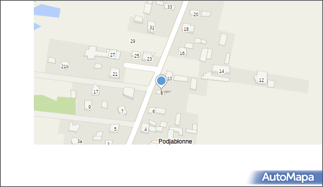 Niestachów, Niestachów, 8, mapa Niestachów