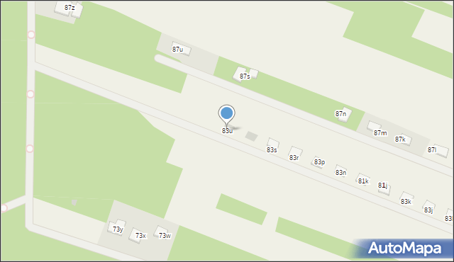 Niestachów, Niestachów, 83u, mapa Niestachów