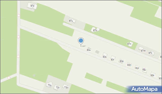 Niestachów, Niestachów, 83v, mapa Niestachów