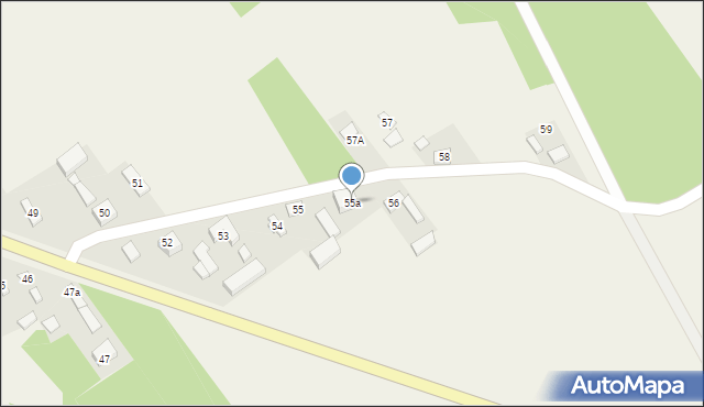 Niesułków, Niesułków, 55a, mapa Niesułków