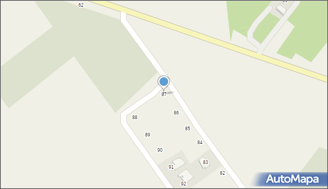 Niesułków, Niesułków, 87, mapa Niesułków
