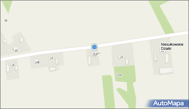 Niesułków-Kolonia, Niesułków-Kolonia, 21a, mapa Niesułków-Kolonia
