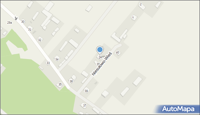 Niesułowo-Wieś, Niesułowo-Wieś, 1A, mapa Niesułowo-Wieś
