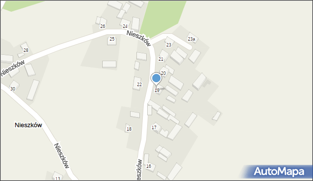 Nieszków, Nieszków, 19, mapa Nieszków