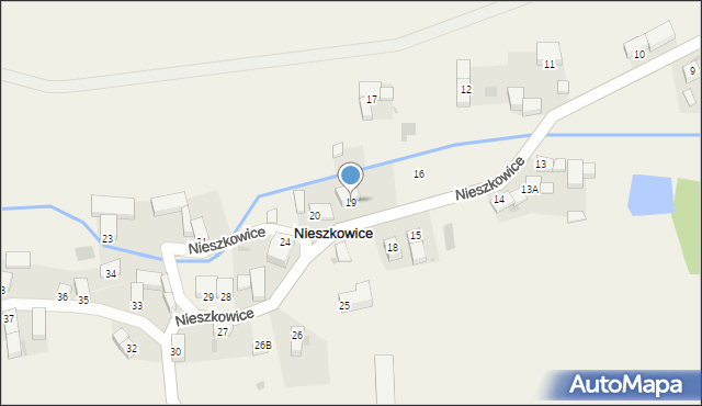Nieszkowice, Nieszkowice, 19, mapa Nieszkowice