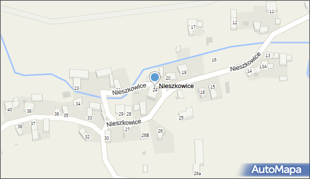 Nieszkowice, Nieszkowice, 24, mapa Nieszkowice
