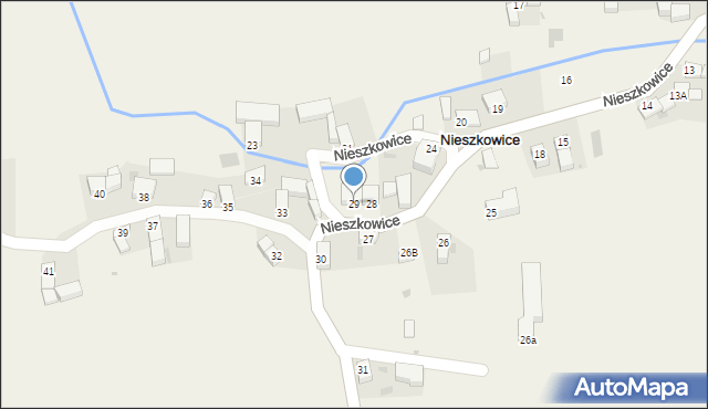Nieszkowice, Nieszkowice, 29, mapa Nieszkowice