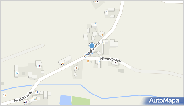 Nieszkowice, Nieszkowice, 5, mapa Nieszkowice