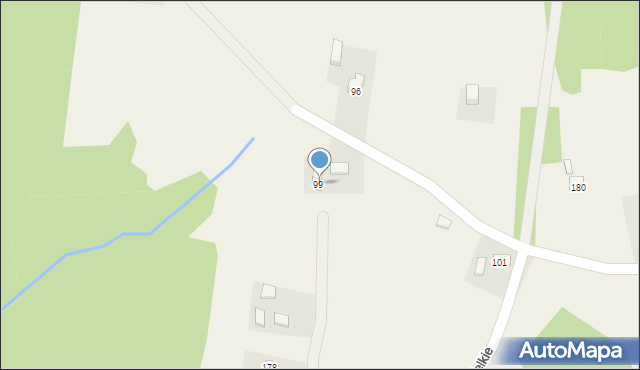 Nieszkowice Wielkie, Nieszkowice Wielkie, 99A, mapa Nieszkowice Wielkie