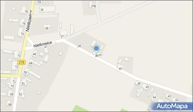 Nietkowice, Nietkowice, 39, mapa Nietkowice