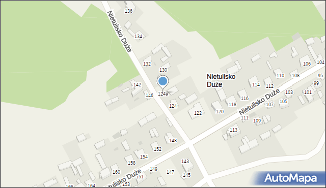 Nietulisko Duże, Nietulisko Duże, 124a, mapa Nietulisko Duże