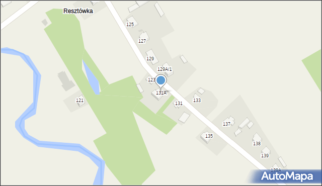 Nietulisko Duże, Nietulisko Duże, 131A, mapa Nietulisko Duże