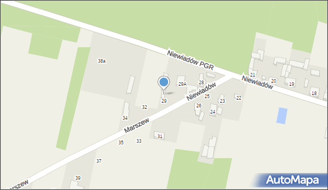 Niewiadów, Niewiadów, 30, mapa Niewiadów