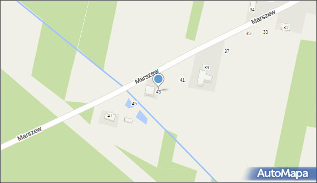 Niewiadów, Niewiadów, 43, mapa Niewiadów