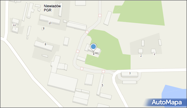 Niewiadów PGR, Niewiadów PGR, 4, mapa Niewiadów PGR