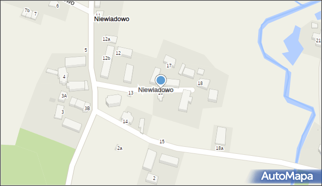 Niewiadowo, Niewiadowo, 16, mapa Niewiadowo