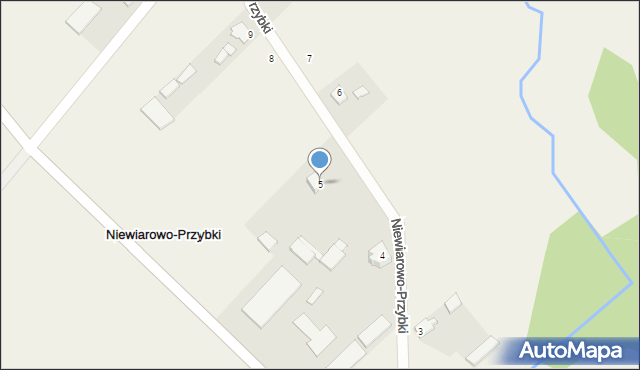 Niewiarowo-Przybki, Niewiarowo-Przybki, 5, mapa Niewiarowo-Przybki