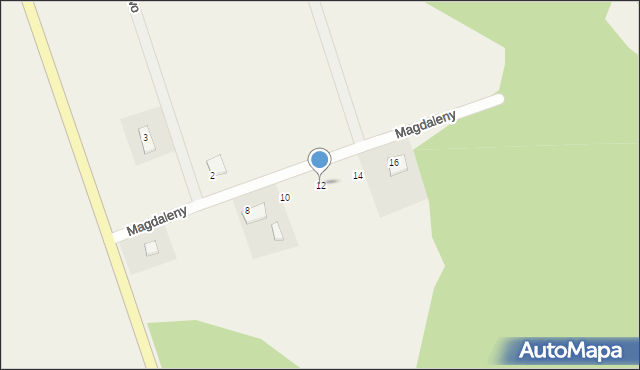 Niewiastowo, Niewiastowo, 12, mapa Niewiastowo