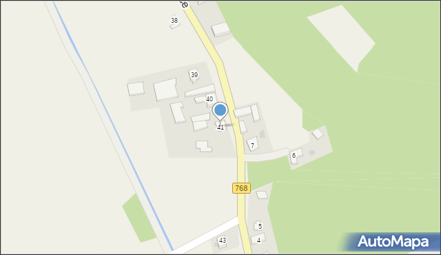 Niewiatrowice, Niewiatrowice, 41, mapa Niewiatrowice