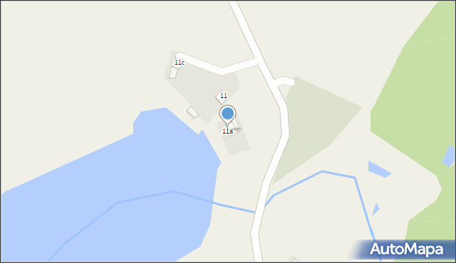 Niewieścin, Niewieścin, 11a, mapa Niewieścin